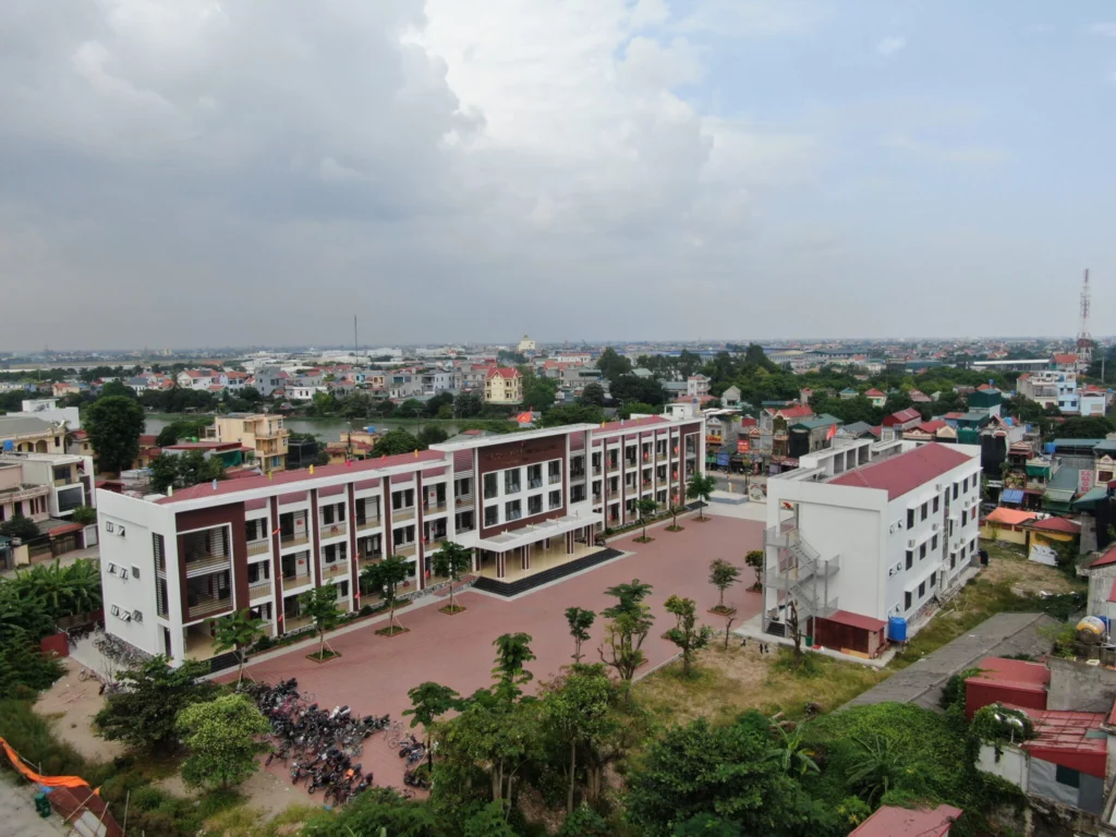 Nhôm PMA được chỉ định tại dự án trường học rộng 2 ha ở Thái Bình