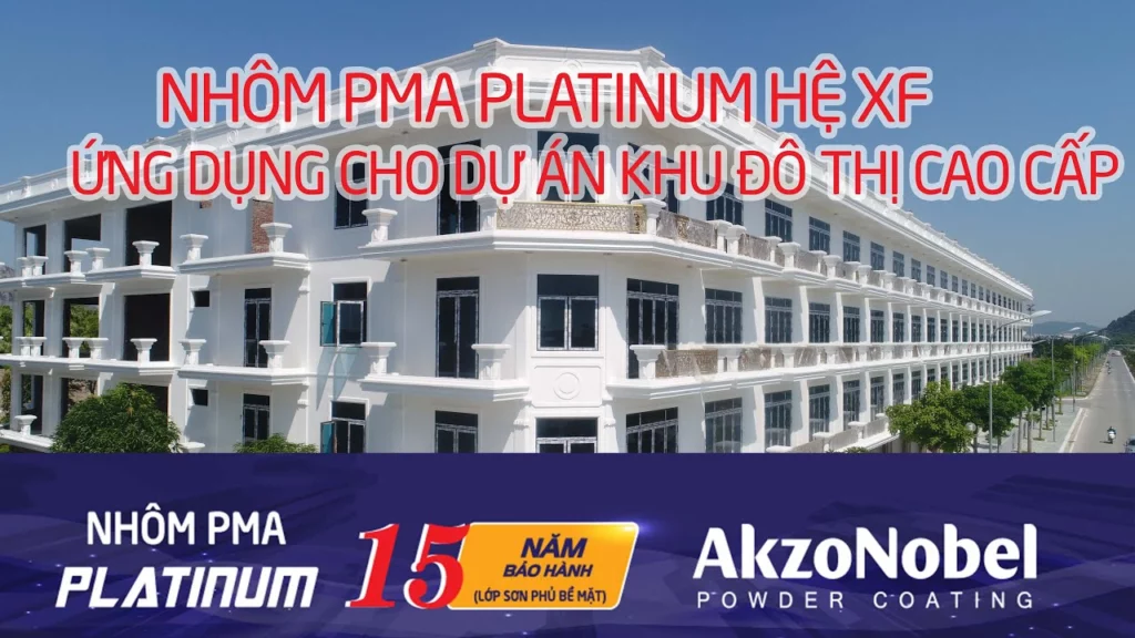 Nhôm PMA Platinum chỉ định cho dựa án khu đô thị cao cấp CSEDP Quảng Thắng, Thanh hóa