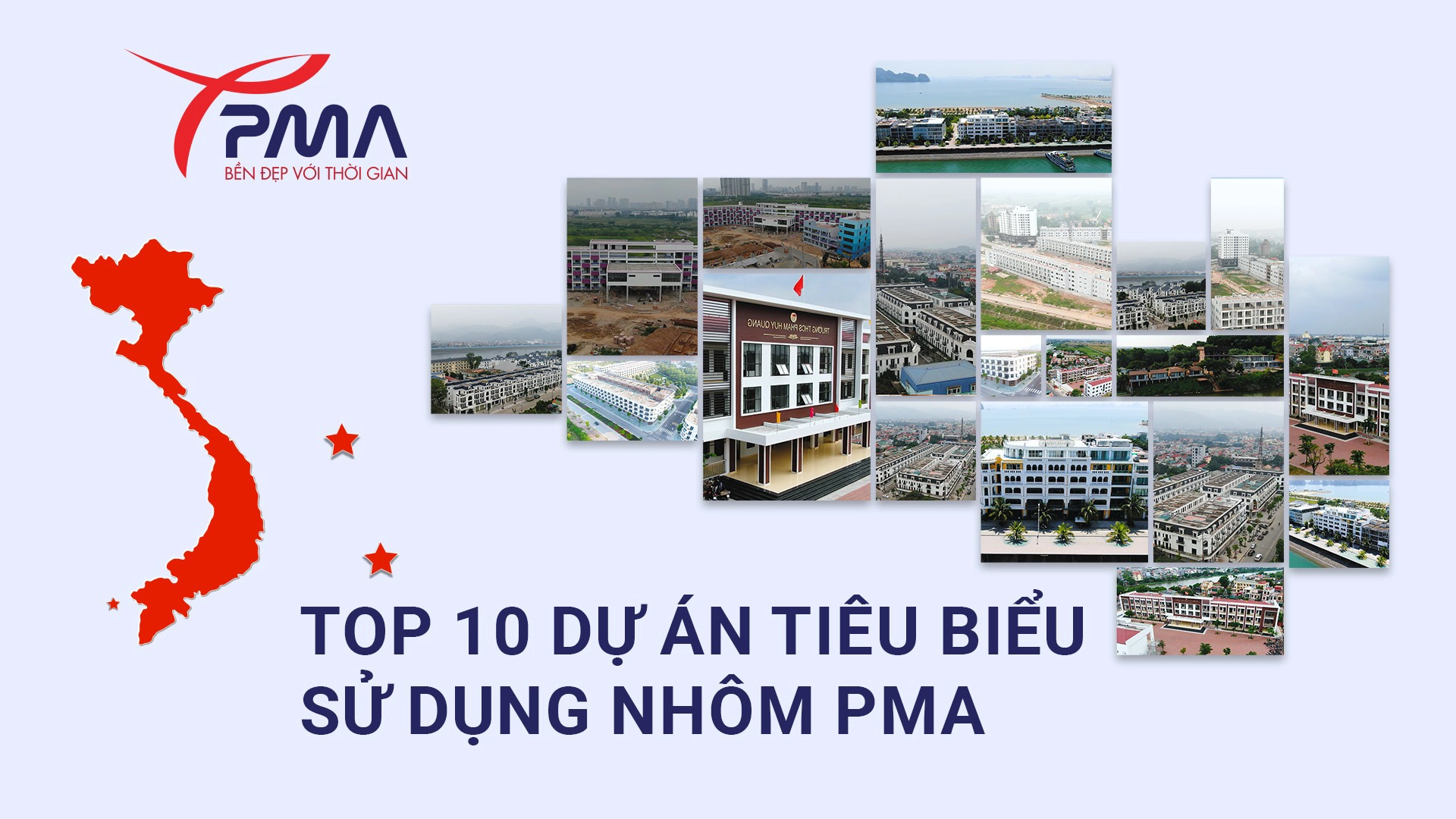 Khám Phá 10 Dự Án Tiêu Biểu Sử Dụng Sản Phẩm Nhôm Pma