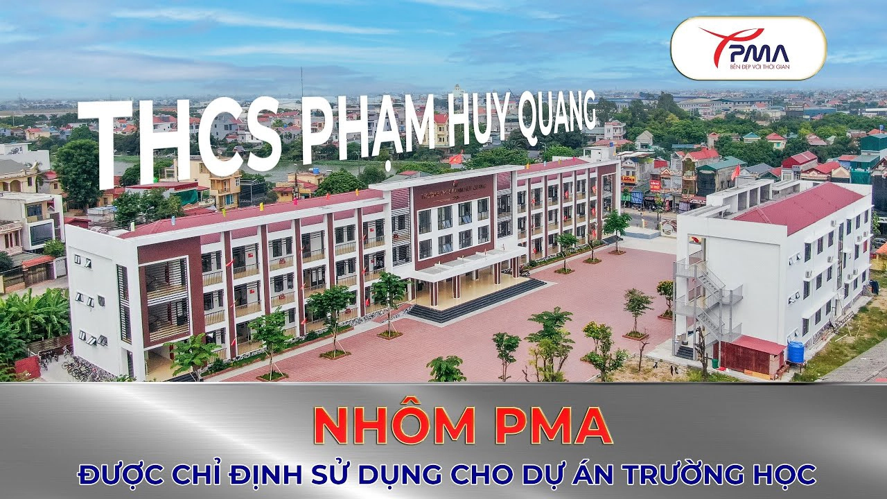 Siêu Phẩm Nhôm Pma Tại Dự Án Trường Học Ở Thái Bình